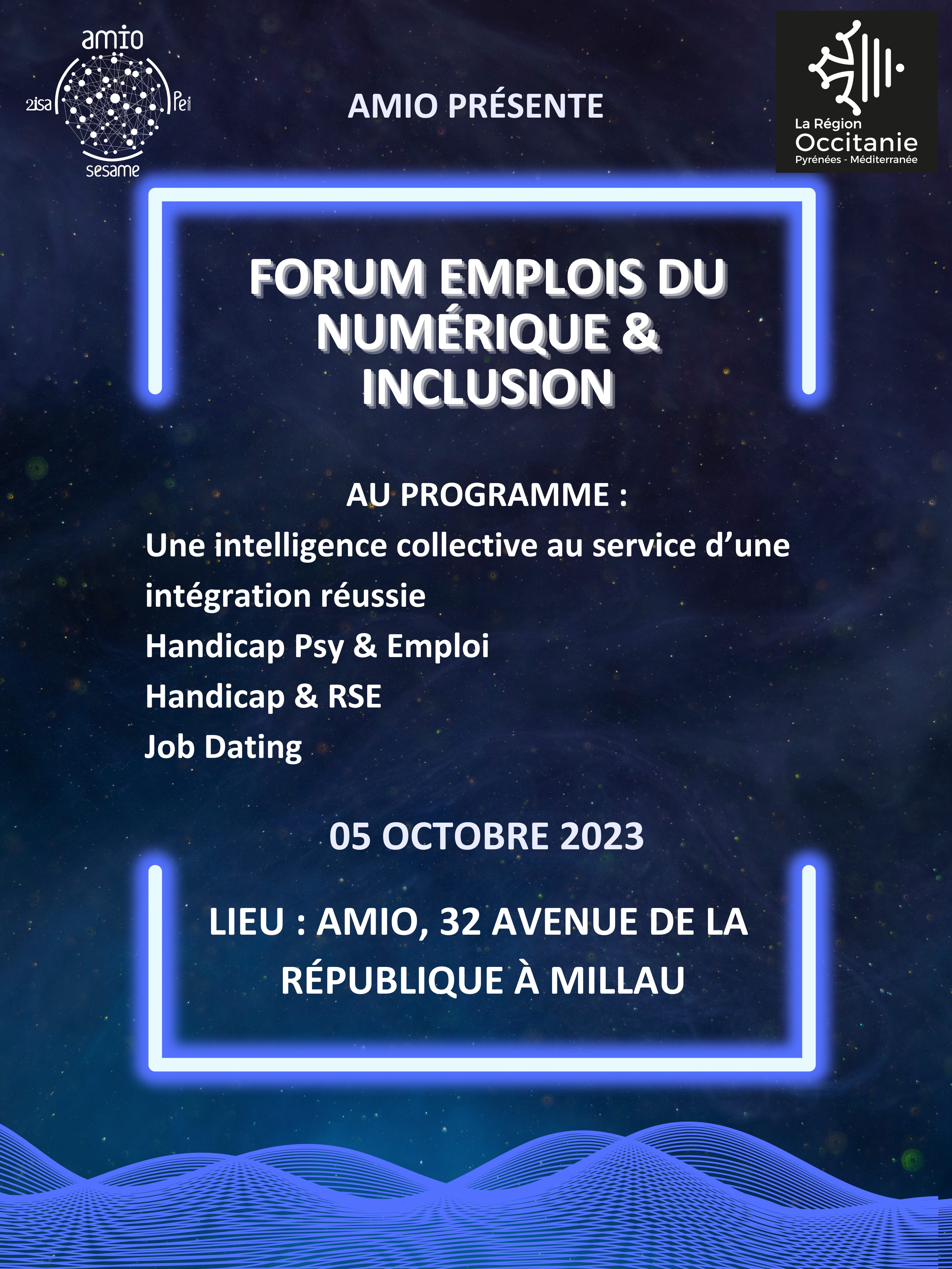 Forum Emplois du Numérique & Inclusion le jeudi 5 octobre 2023